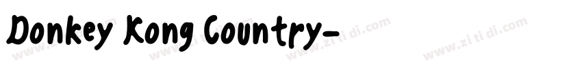 Donkey Kong Country字体转换
